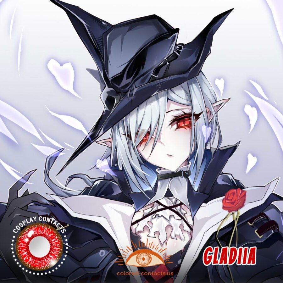 Arknights : Gladiia Cosplay Contact Lenses
