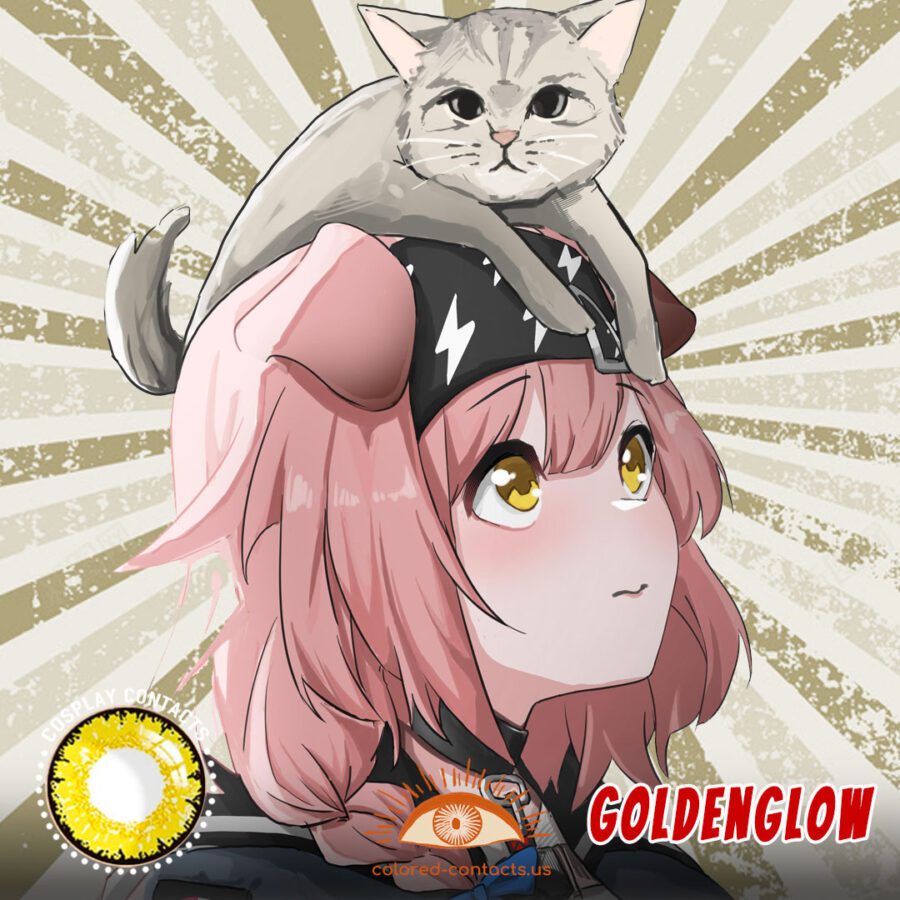Arknights : Goldenglow Cosplay Contact Lenses
