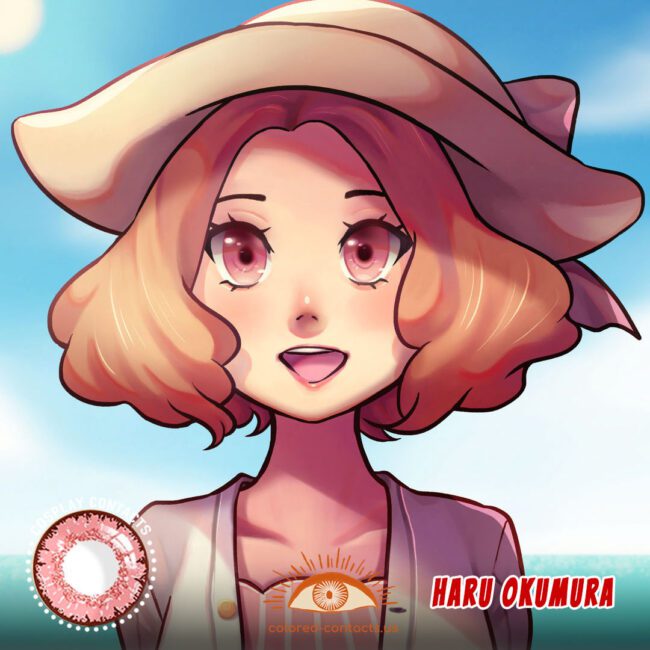 Persona 5 : Haru Okumura Cosplay Contact Lenses