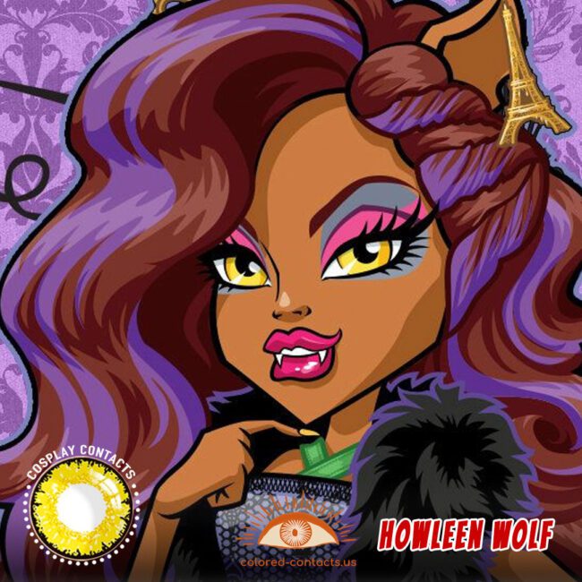Monster High : Howleen Wolf Cosplay Contact Lenses