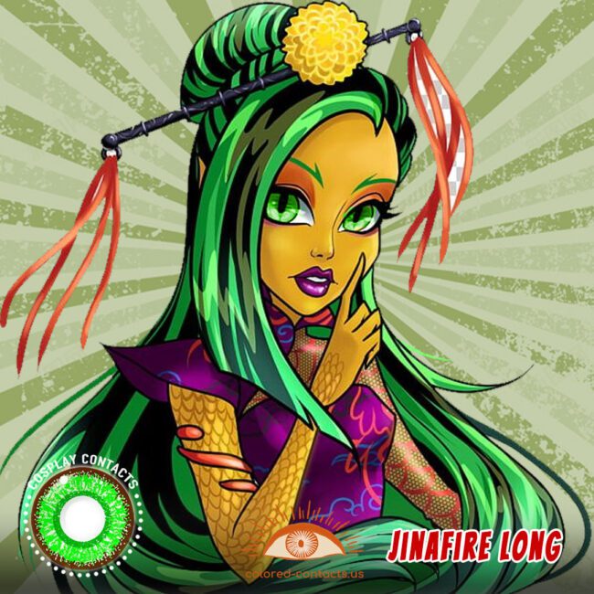 Monster High : Jinafire Long Cosplay Contact Lenses