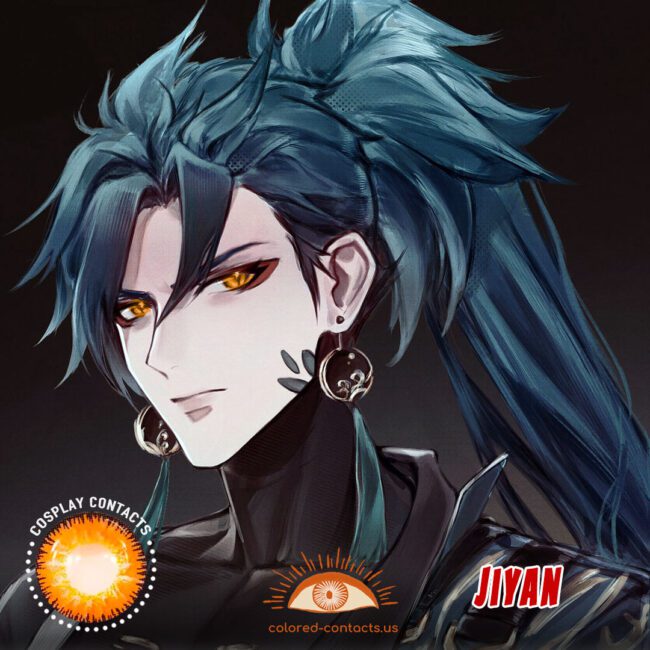 Wuthering Waves Jiyan Cosplay Contact Lenses