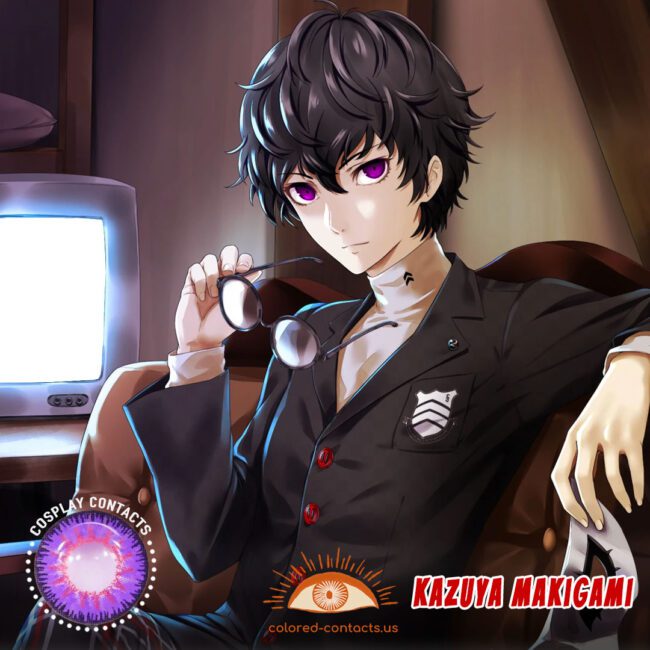 Persona 5 : Kazuya Makigami Cosplay Contact Lenses