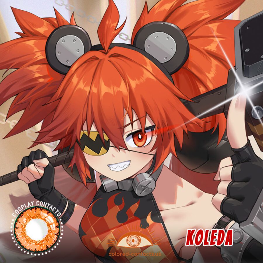 Zzz Koleda Cosplay Contact Lenses