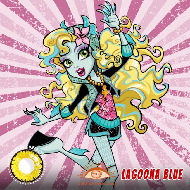 Monster High : Lagoona Blue Cosplay Contact Lenses