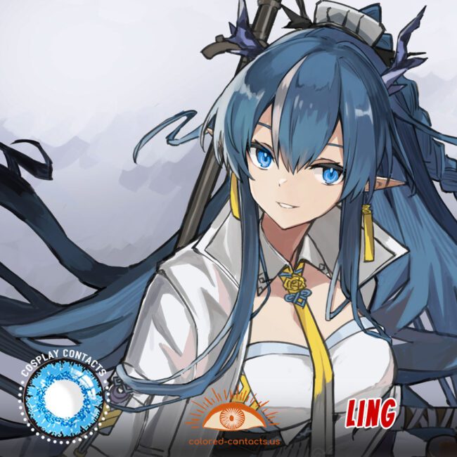 Arknights : Ling Cosplay Contact Lenses