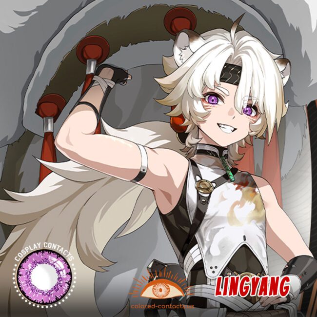 Wuthering Waves Lingyang Cosplay Contact Lenses