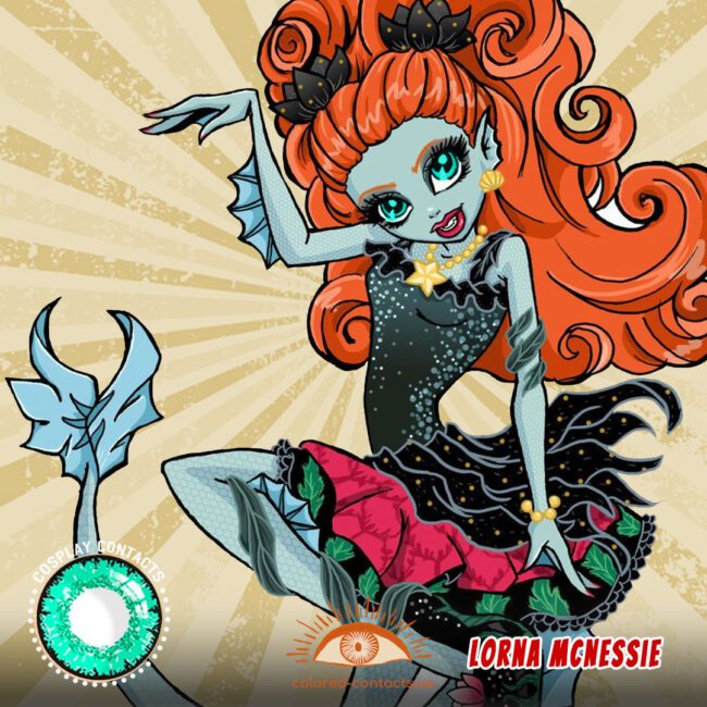 Monster High : Lorna McNessie Cosplay Contact Lenses
