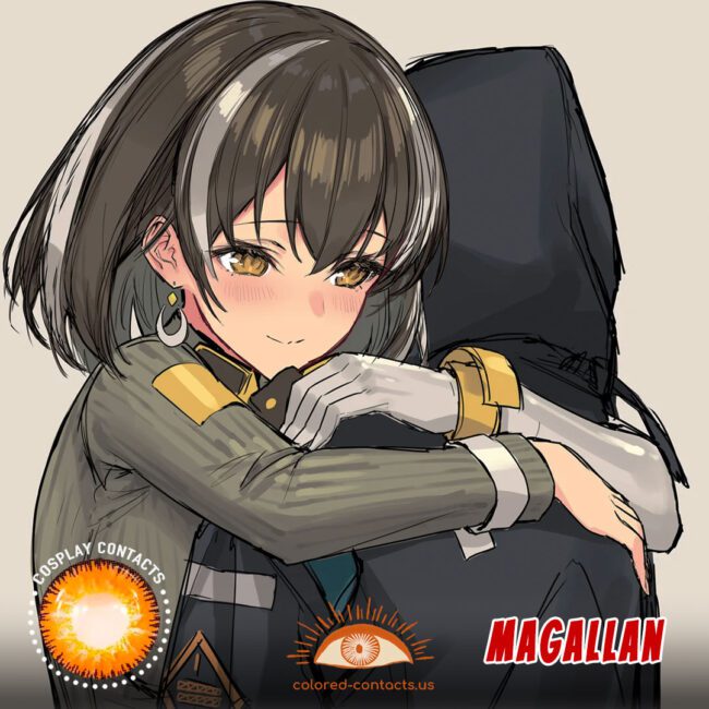 Arknights : Magallan Cosplay Contact Lenses