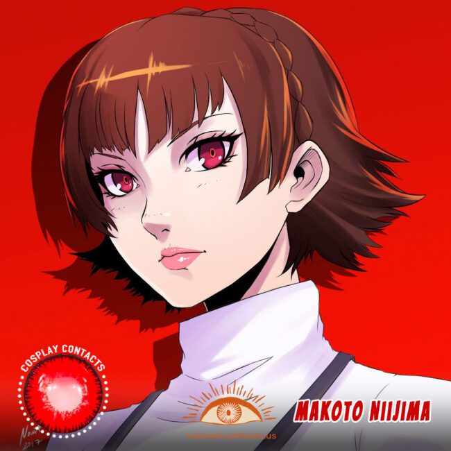 Persona 5 : Makoto Niijima Cosplay Contact Lenses