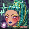 Monster High : Nefera De Nile Cosplay Contact Lenses - Colored Contacts Monster High : Nefera De Nile Cosplay Contact Lenses