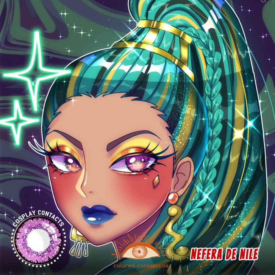 Monster High : Nefera De Nile Cosplay Contact Lenses