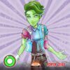 Monster High : Porter Geiss Cosplay Contact Lenses - Colored Contacts Monster High : Porter Geiss Cosplay Contact Lenses