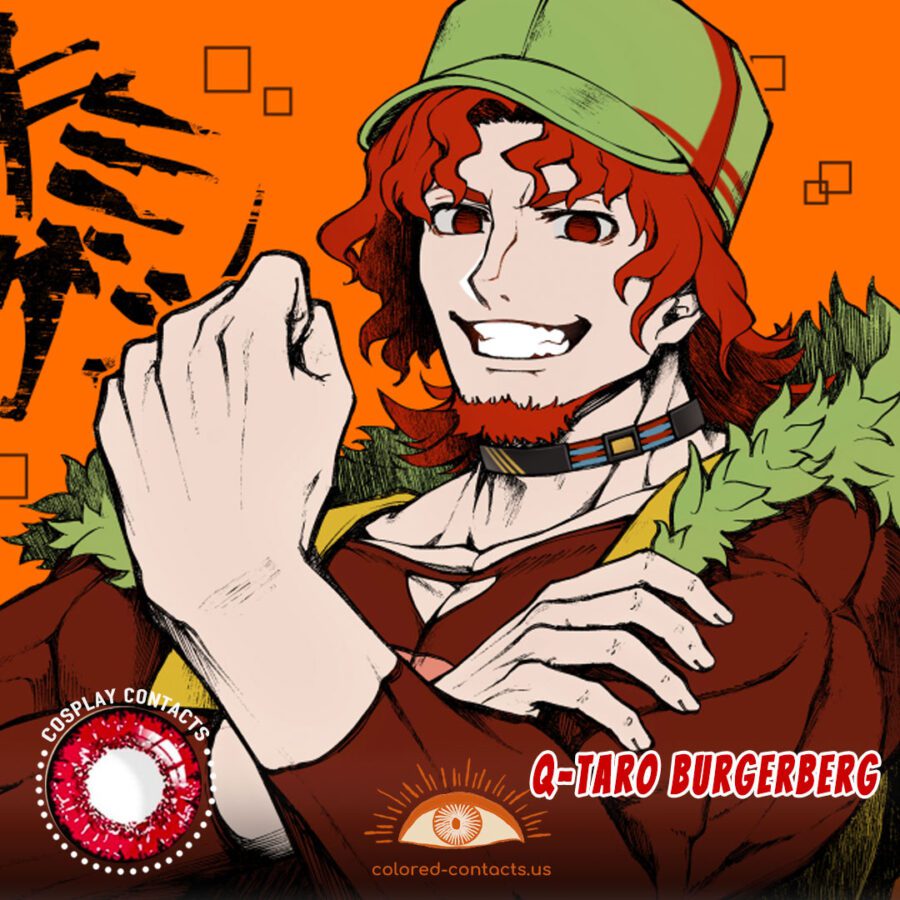 Q-Taro Burgerberg Cosplay Contact Lenses