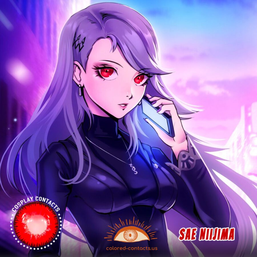 Persona 5 : Sae Niijima Cosplay Contact Lenses