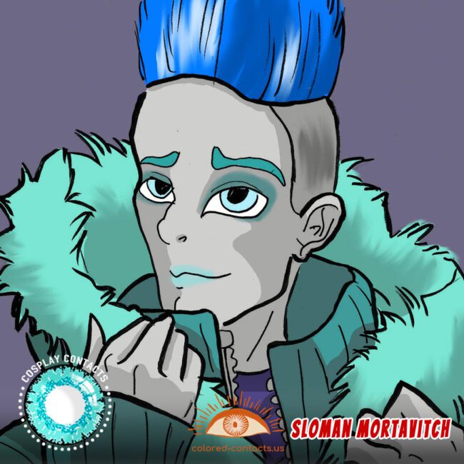 Monster High : Sloman Mortavitch Cosplay Contact Lenses