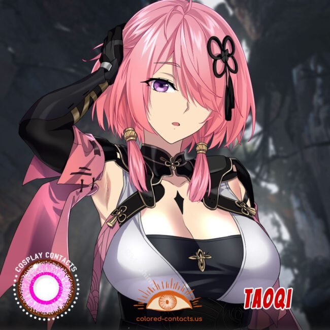 Wuthering Waves Taoqi Cosplay Contact Lenses