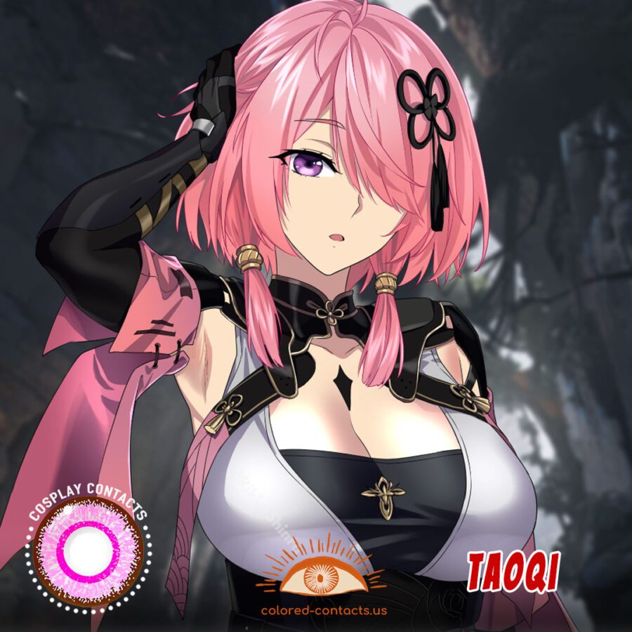 Wuthering Waves Taoqi Cosplay Contact Lenses