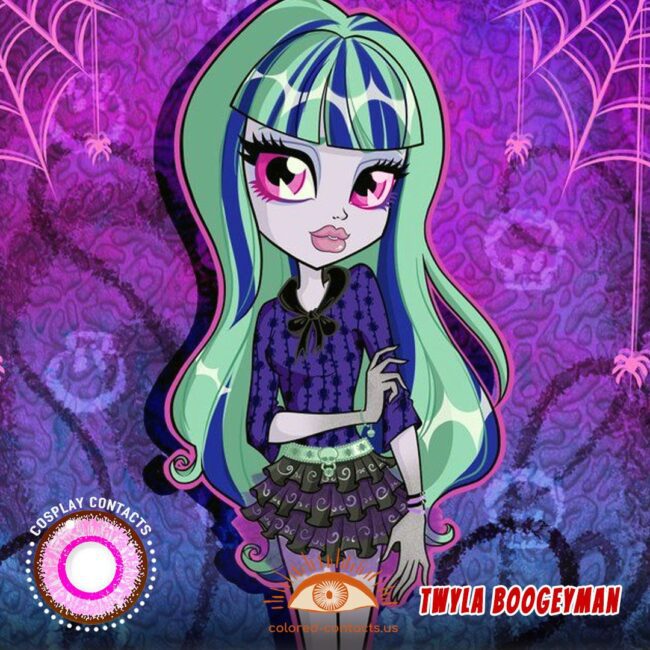 Monster High : Twyla Boogeyman Cosplay Contact Lenses