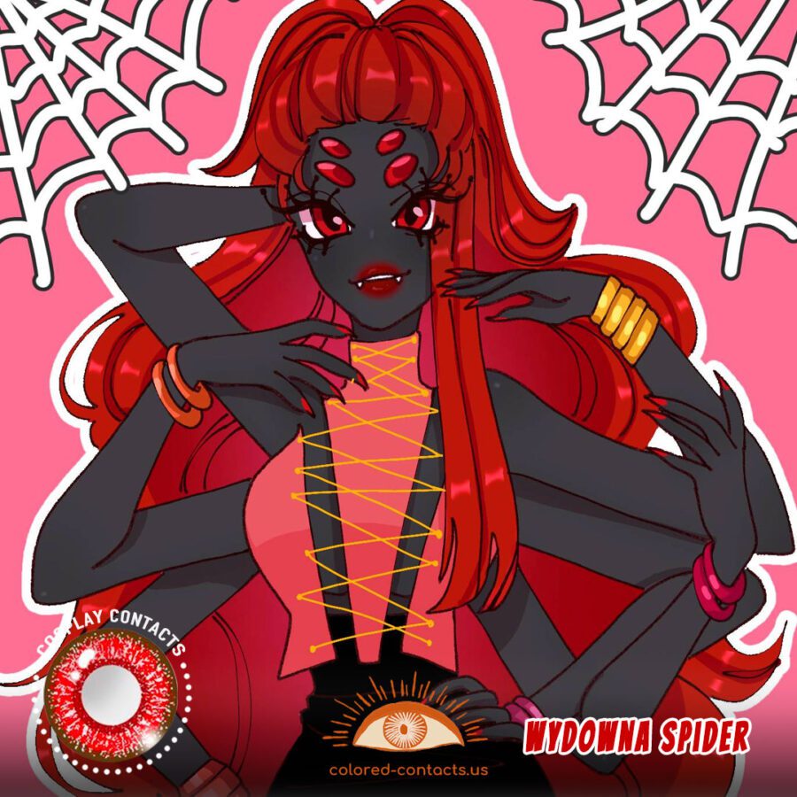 Monster High : Wydowna Spider Cosplay Contact Lenses
