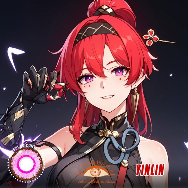 Wuthering Waves Yinlin Cosplay Contact Lenses