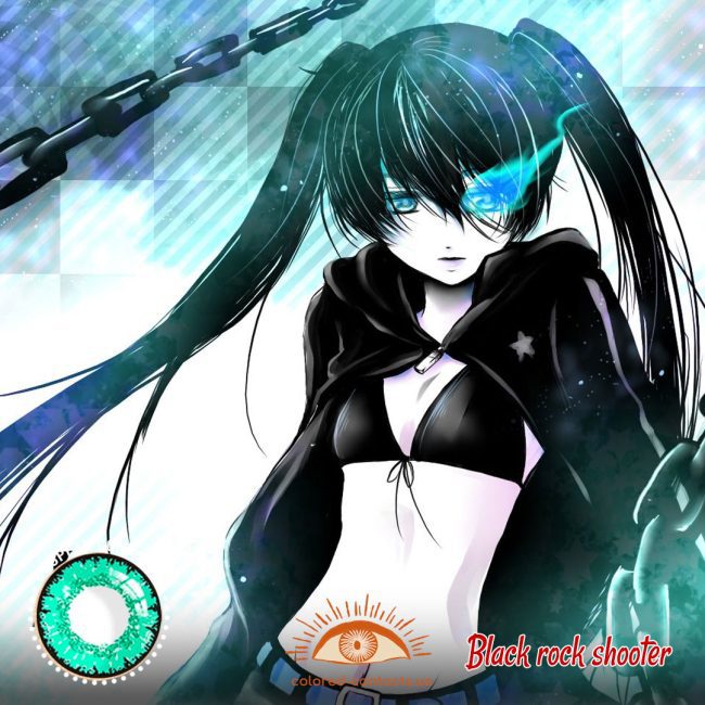 Black rock shooter Cosplay Contact Lenses