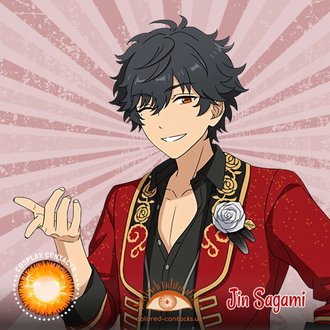 Ensemble Stars : Jin Sagami Thunder Cosplay Contact Lenses