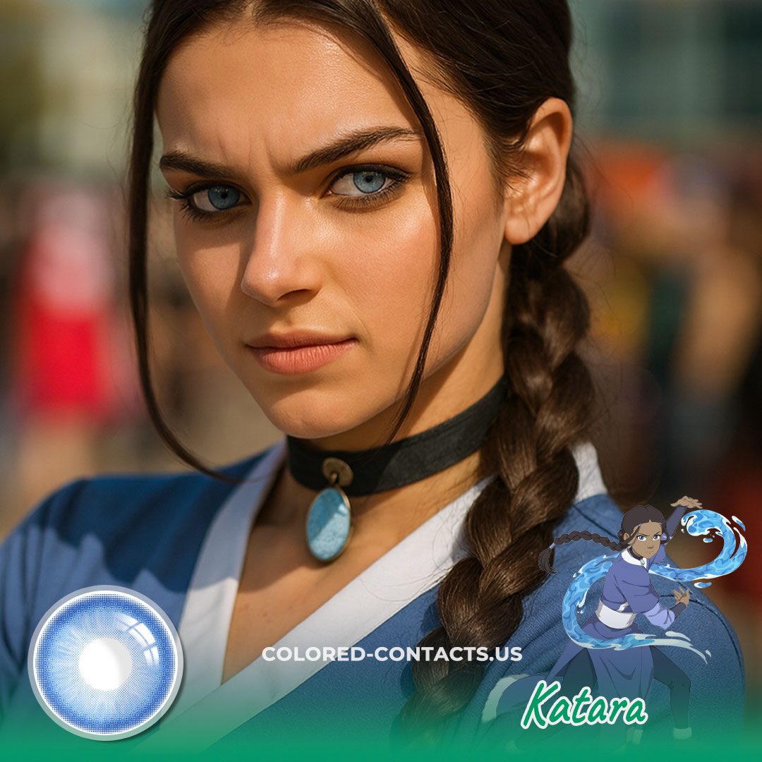 Avatar: Katara Cosplay Contact Lenses - Colored Contacts Avatar: Katara Cosplay Contact Lenses