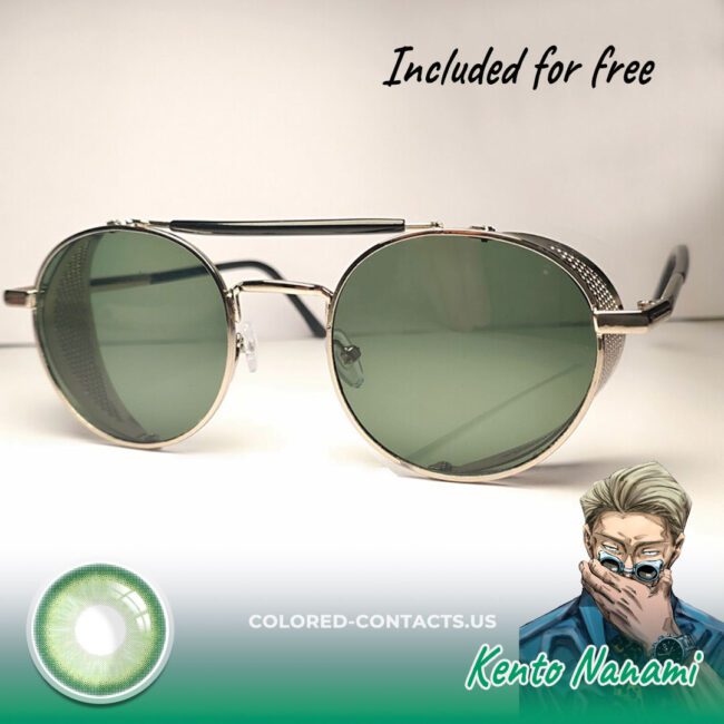 Kento Nanami Cosplay Contact Lenses + Free Sunglasses - Image 3