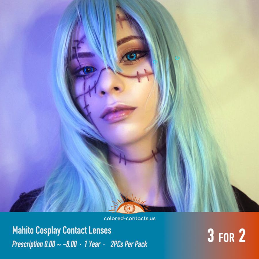 Jujutsu Kaisen : Mahito Cosplay Contact Lenses - Image 4