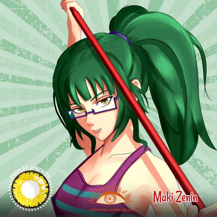 Jujutsu Kaisen : Maki Zenin Cosplay Contact Lenses
