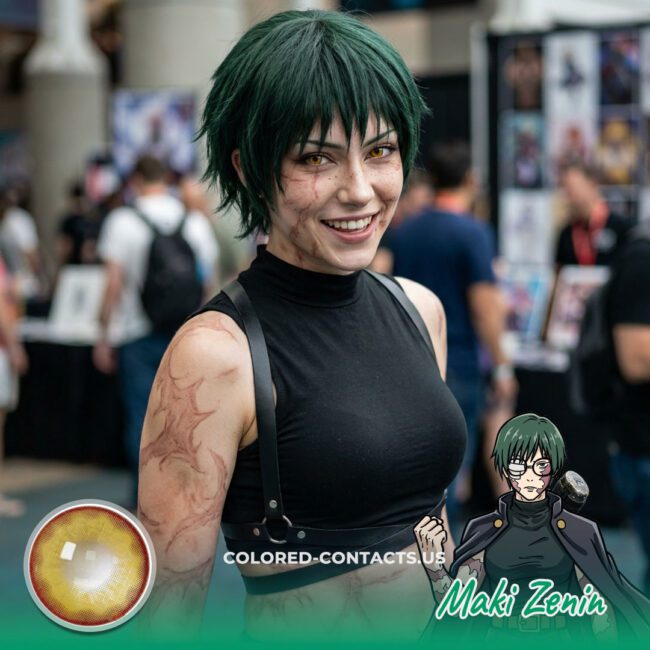 Maki Zenin Cosplay Contact Lenses