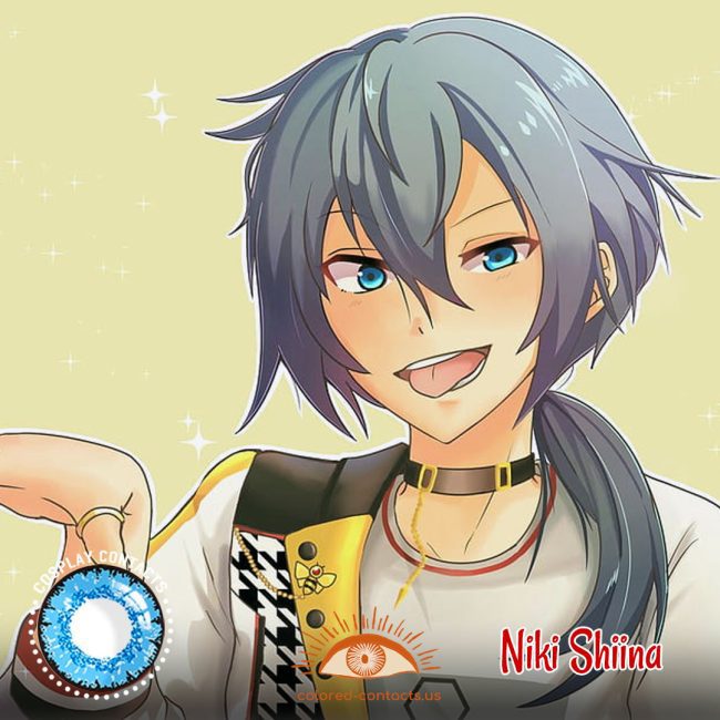 Ensemble Stars : Niki Shiina Cosplay Contact Lenses