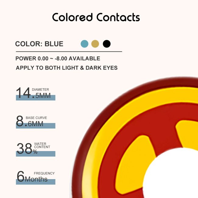 Chainsaw Man - Power Cosplay Contact Lenses - Colored Contacts Chainsaw Man - Power Cosplay Contact Lenses Premium Colored Contact Lenses