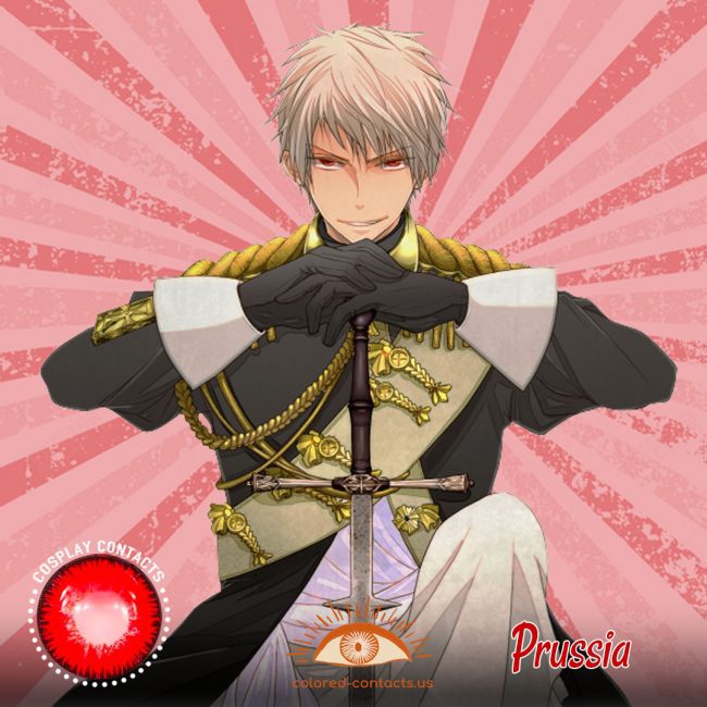 Prussia Cosplay Contact Lenses
