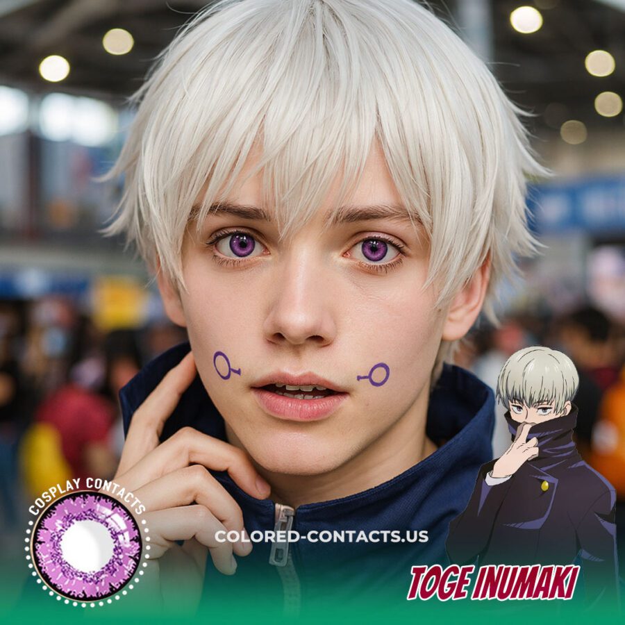 Jujutsu Kaisen : Toge Inumaki Cosplay Contact Lenses