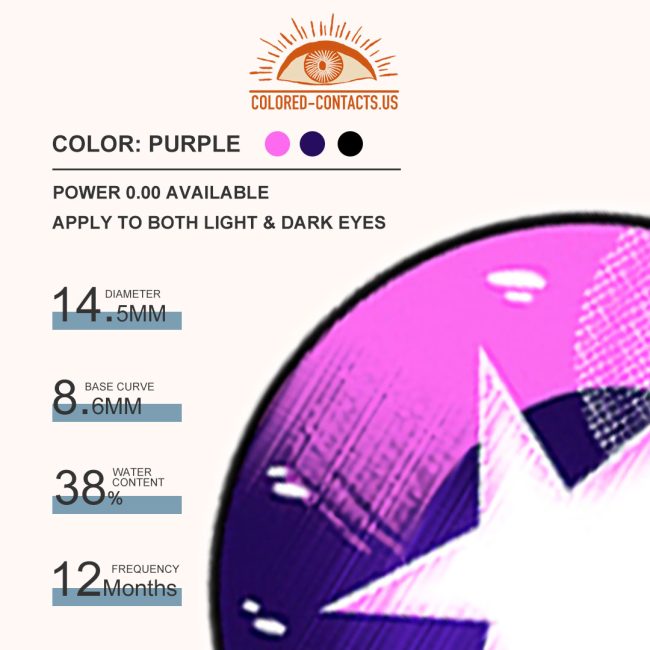 Ai Hoshino Cosplay Contact Lenses - Ssr V2 Premium Colored Contact Lenses