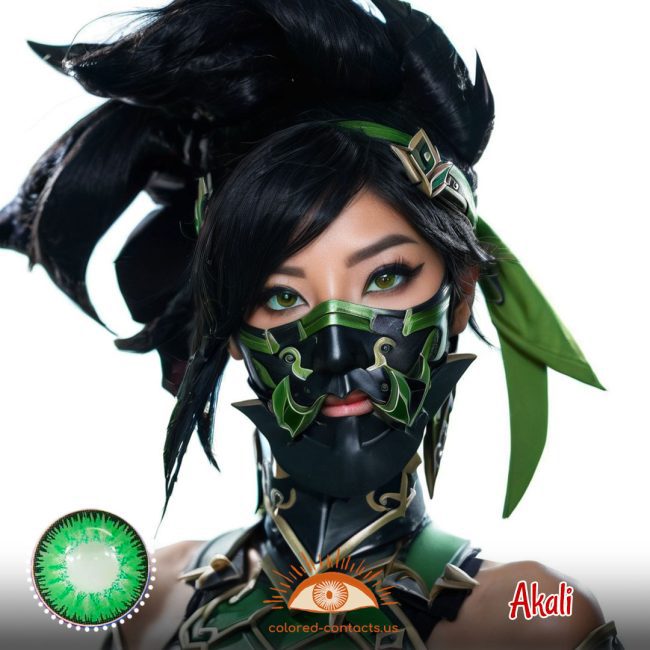 Akali Cosplay Contact Lenses