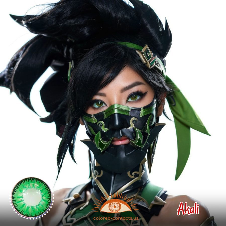 Akali Cosplay Contact Lenses