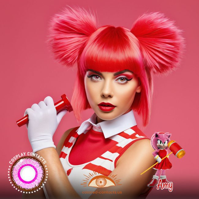 Sonic the Hedgehog: Amy Cosplay Contact Lenses