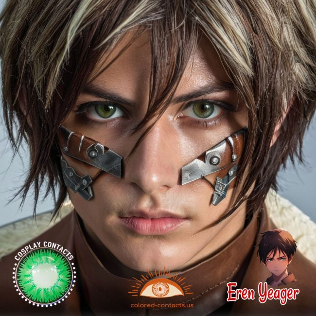 Attack On Titan: Eren Yeager Cosplay Contact Lenses - Colored Contacts Eren Yeager Cosplay Contact Lenses