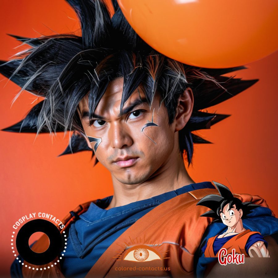 Goku Cosplay Contact Lenses