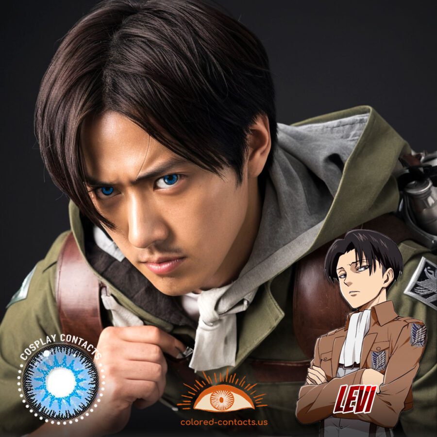 Attack On Titan: Levi Cosplay Contact Lenses