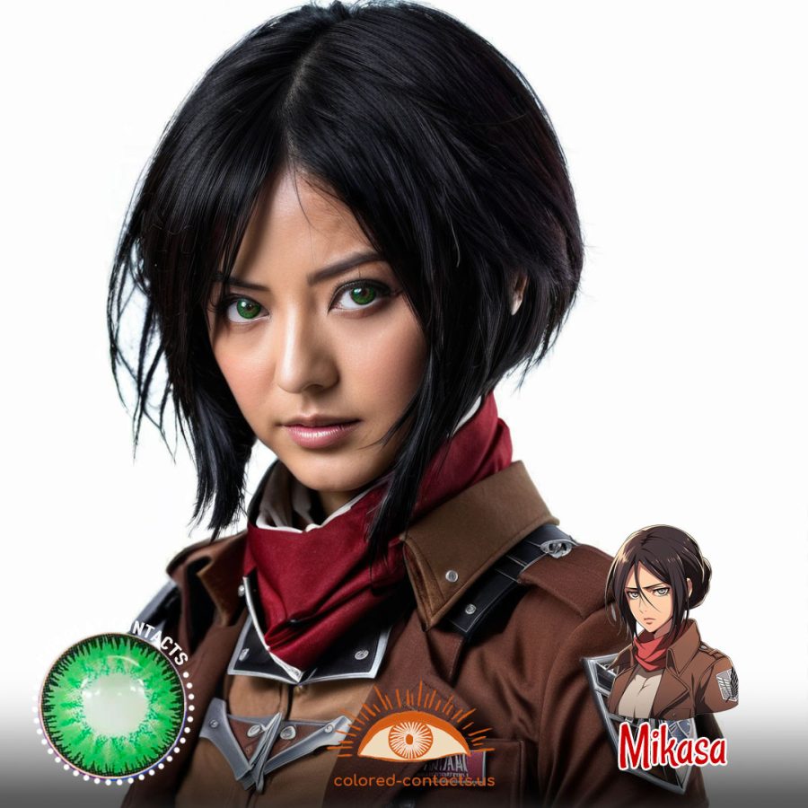 Mikasa Cosplay Contact Lenses
