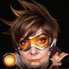 Overwatch: Tracer Cosplay Contact Lenses - Colored Contacts Tracer Cosplay Contact Lenses