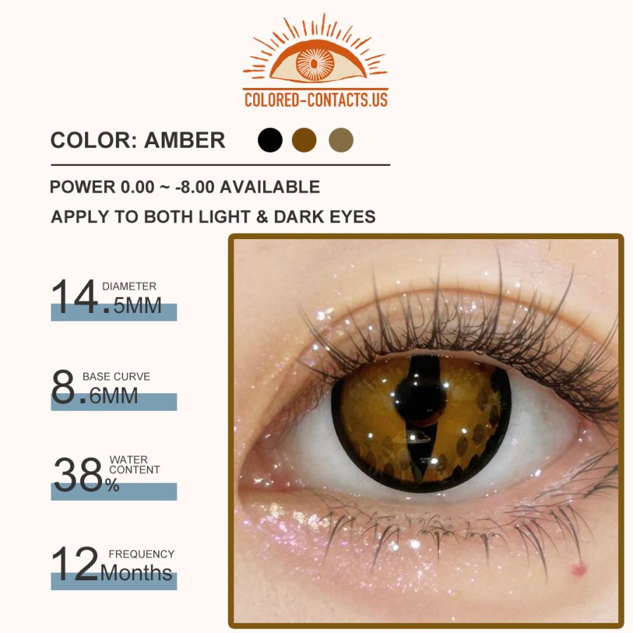 Predatorvision Amber Colored Contact Lenses - Image 2