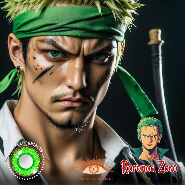 Roronoa Zoro Cosplay Contact Lenses