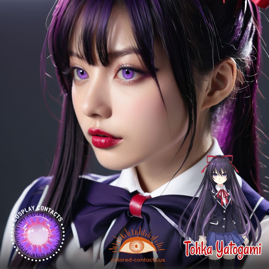 Date A Live: Tohka Yatogami Cosplay Contact Lenses