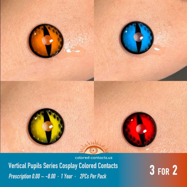 Catwoman Cosplay Contact Lenses V2 - Colored Contacts Catwoman Cosplay Contact Lenses V2 Premium Colored Contact Lenses
