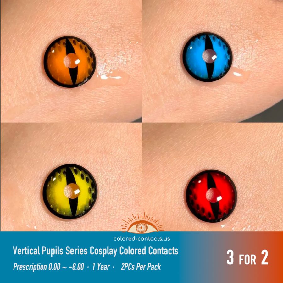 Catwoman Cosplay Contact Lenses V2 - Image 4